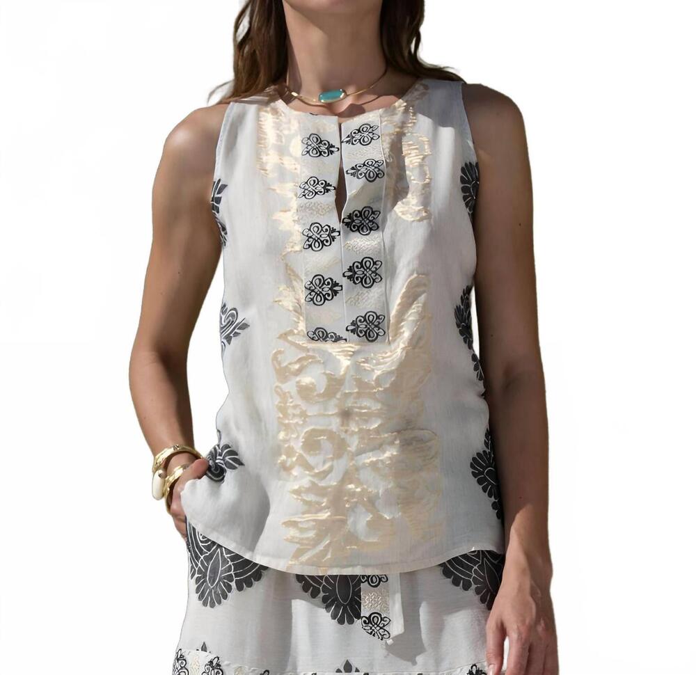 NEW NEMA meira sleeveless top in black